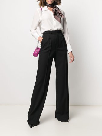 Saint Laurent tailored wide-leg trousers - FARFETCH