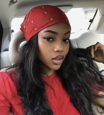 black girl wearing red bandanna - Google Search