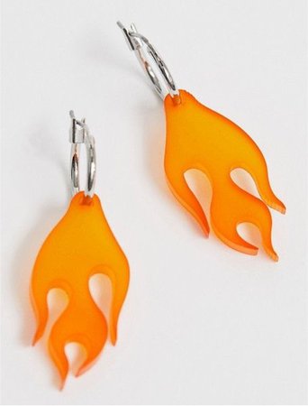 flame earrings