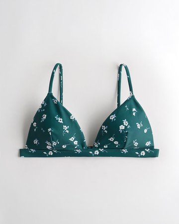 Girls Triangle Bikini Top | Girls New Arrivals | HollisterCo.com green