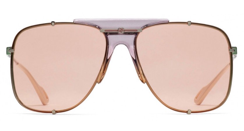 Gucci sunglasses pink-purple