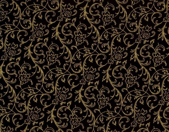 black and gold fabric