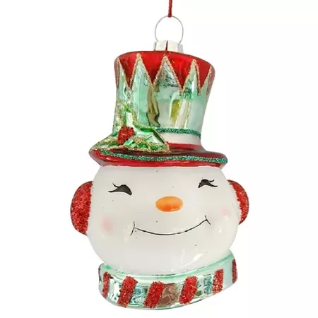 Glass Snowman Christmas Ornament - Wondershop : Target