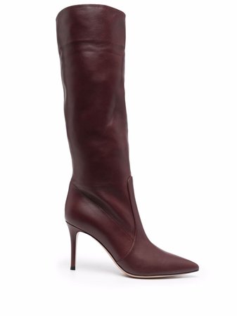Gianvito Rossi pointed knee-high boots - FARFETCH