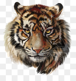realistic tiger head