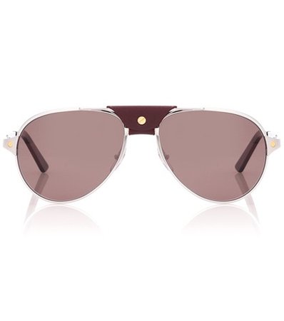 Santos de Cartier aviator sunglasses