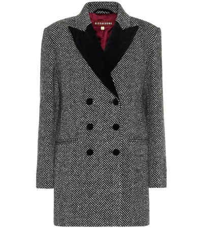 AlexaChung - Double-breasted wool jacket | Mytheresa