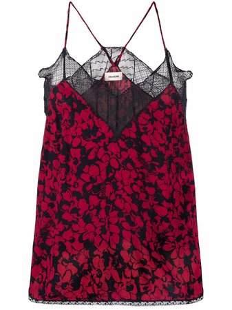 Zadig&Voltaire Christy floral-print camisole