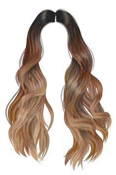 wavy hair png - Google Search