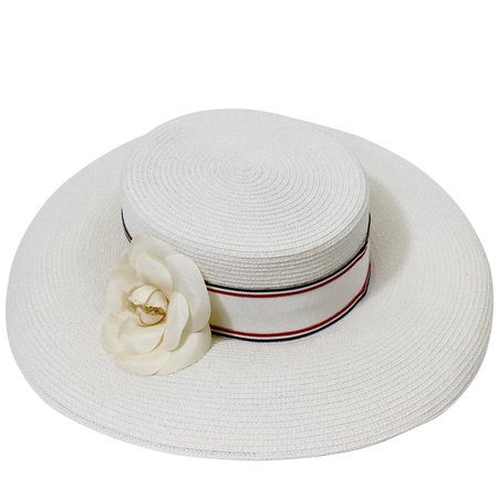 Chanel, Straw Camellia Hat