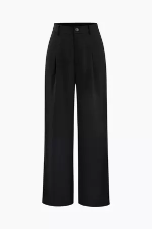 Pleated Tailored Pants – Micas