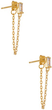 Tallo 18K Gold Vermeil Chain Earrings
