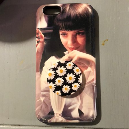 red bubble Accessories | Iphone 6s Pulp Fiction Phone Case W Popsocket | Poshmark