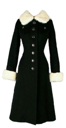 Ladies Black Winter Coat