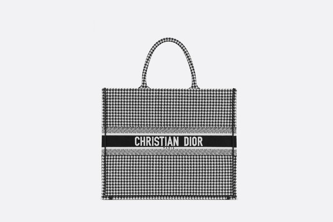 Dior Book Tote bag in embroidered canvas - Bags - Woman | DIOR