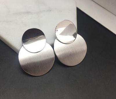 Qingwen Fashion Statement Earrings 2019 Big Geometric earrings For Women Hanging Dangle Earrings Drop Earing modern Jewelry|Drop Earrings| - AliExpress