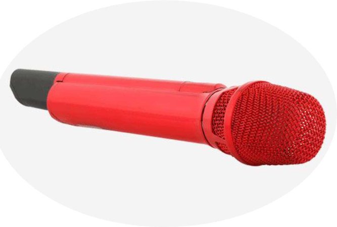 red microphone