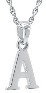 Amazon.com: Sterling Silver Cursive Script Initial "M" Pendant Necklace, 18": Clothing