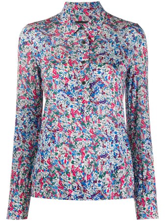 Isabel Marant Fitted Floral Print Shirt - Farfetch