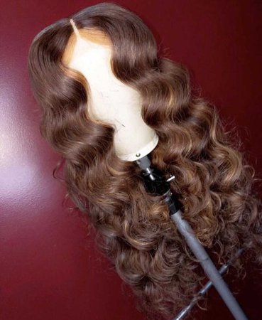 brown lace wig