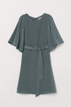 Silk Dress - Green