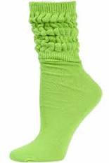 pink blue yellow and green slouch socks - Google Search