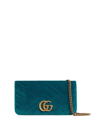 Gucci GG Marmont Velvet Crossbody Bag