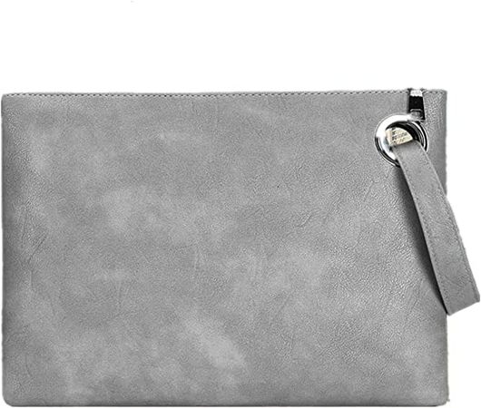 J-BgPink Evening Bags Purse Leather Crossbody Clutch Chain Shoulder Womens Wristlet Handbag Foldover Pouch (gray): Handbags: Amazon.com