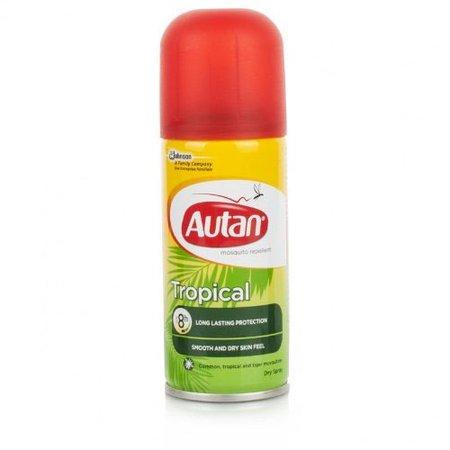 Autan 100 ml Tropical seco Repelente de mosquitos cuerpo Spray: Amazon.es: Salud y cuidado personal