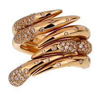 Audemars Piguet Rose Gold Diamond Cocktail Ring | Opulent Jewelers