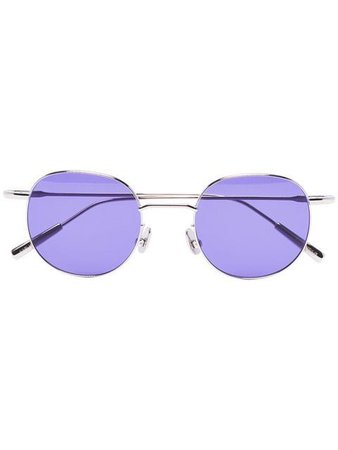 AMBUSH purple Karlheinz metal sunglasses