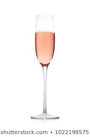 pink champagne glass