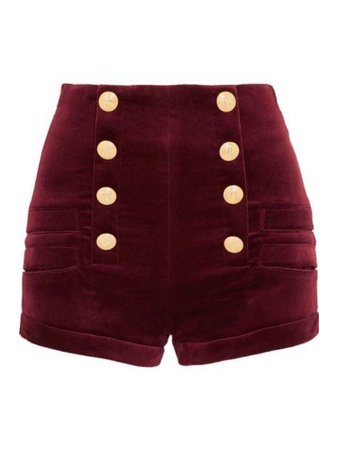 Red Velvet Shorts