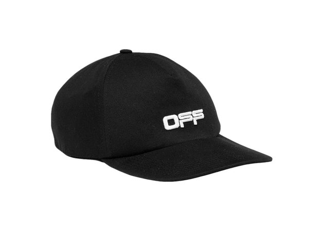 OFF-WHITE Off Print Baseball Hat Black/White - SS20