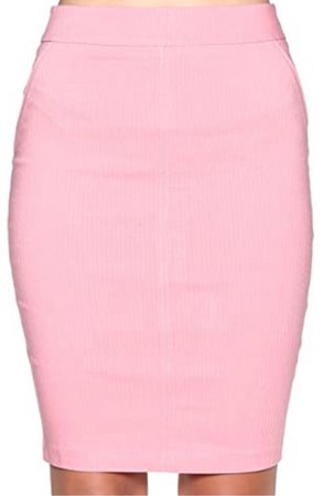 Light Pink Pencil Skirt