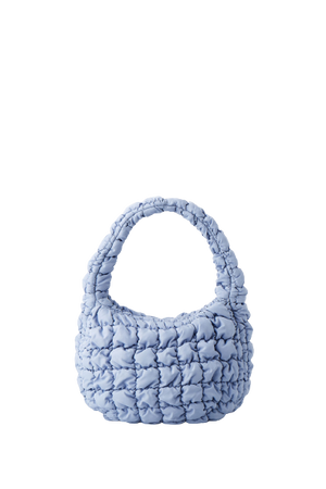 Cos - QUILTED MINI BAG in Light Blue