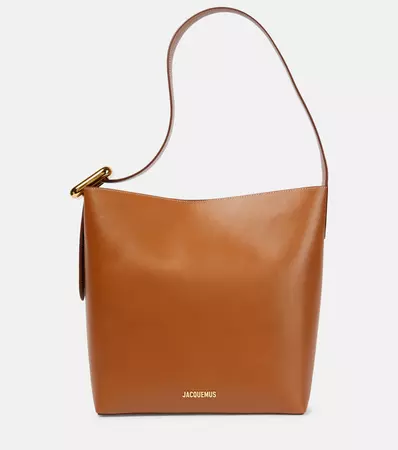 Le Regalo Leather Shoulder Bag in Brown - Jacquemus | Mytheresa
