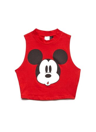 Mickey Mouse Cropped Tank