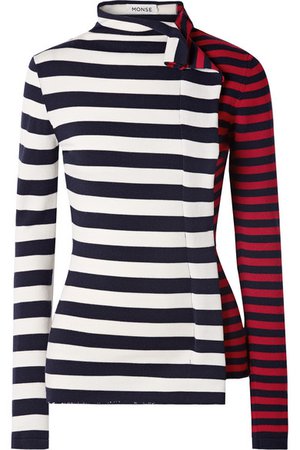 Monse | Striped wool turtleneck sweater | NET-A-PORTER.COM