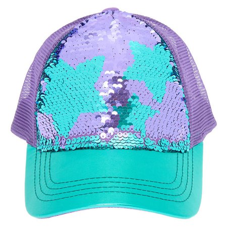 Star Sequin Baseball Cap - Turquoise | Claire's