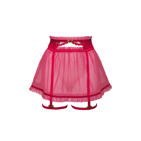 For Love & Lemons | Rosa Lace Garter Skirt (Dei5 sheer edit)
