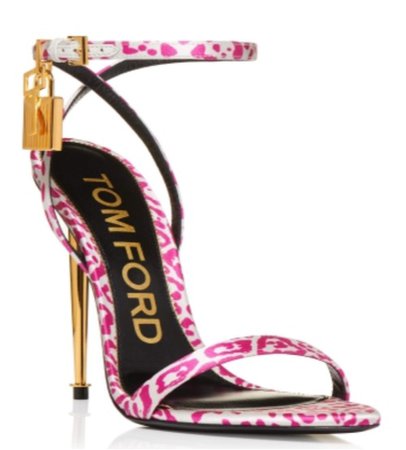 pink cheetah heel