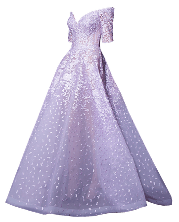 Dress Long Lavender Ball Gown