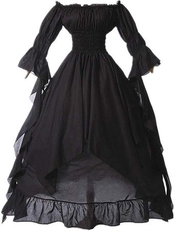 Amazon.com: Victorian Dress Medieval Dress for Women Irish Faire Renaissance Dress Rococo Long Pirate Dress Vintage Victorian Off Shoulder Dress Renaissance Costumes for Women : Clothing, Shoes & Jewelry