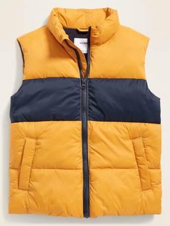 Frost-Free Quilted Puffer Vest for Boys | Old Navy