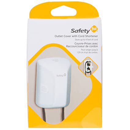 Amazon.com : Safety 1st Outlet Cover with Cord Shortener for Baby Proofing : Plug Adapters : Baby