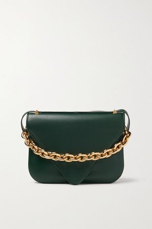 Green Mount large leather shoulder bag | Bottega Veneta | NET-A-PORTER