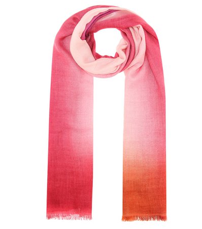 Loro Piana Autumn Sunset cashmere and silk scarf