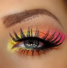 pink, orange, and yellow eyeshadow - Google Search