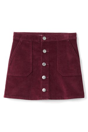 Girls Corduroy Skirt | Lands' End